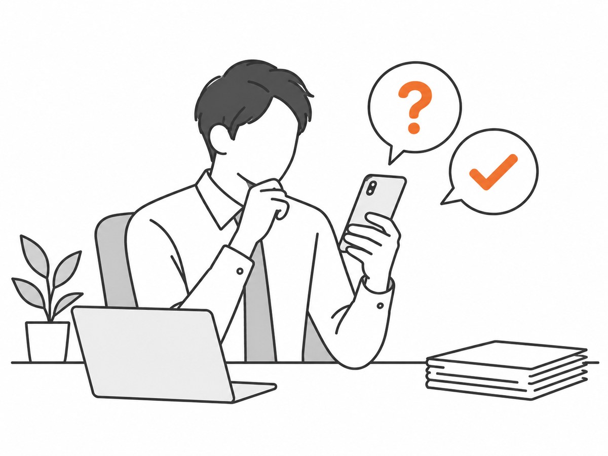 社内の質問にチャットで即答するイメージ